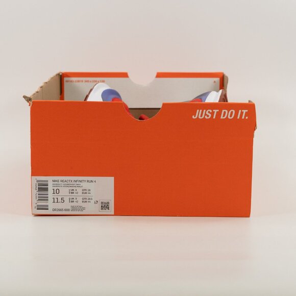 Nike Reactx Infinity Run 4 \'University Red Midnight Navy\' DR2665-600 size 10